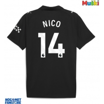 Manchester City Nico Gonzalez #14 Gostujuci Dres 2025-26 Kratak Rukav